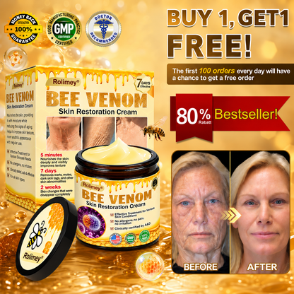 🥳Official Brand Shop丨Rolimey® Bee venom Pro Comprehensive Cream—Tightening for Skin Types