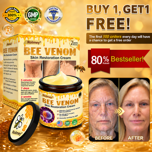 🥳Official Brand Shop丨Rolimey® Bee venom Pro Comprehensive Cream—Tightening for Skin Types