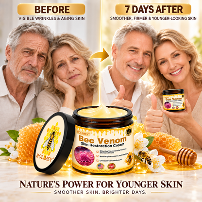 🔥Official Brand Shop丨Rolimey® Bee venom Pro Comprehensive Cream—Tightening for Skin Types