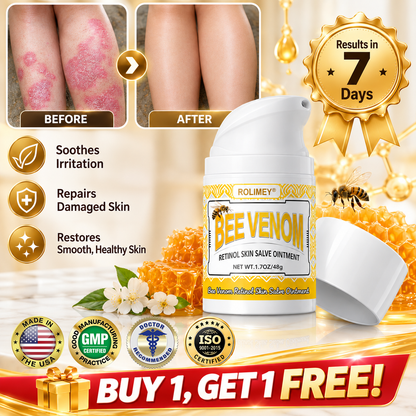 👨‍⚕️Official Brand Store | Rolimey® Bee Venom Retinol Skin Salve Ointment