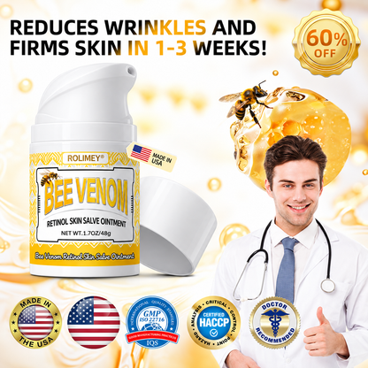 👨‍⚕️Official Brand Store | Rolimey® Bee Venom Retinol Skin Salve Ointment