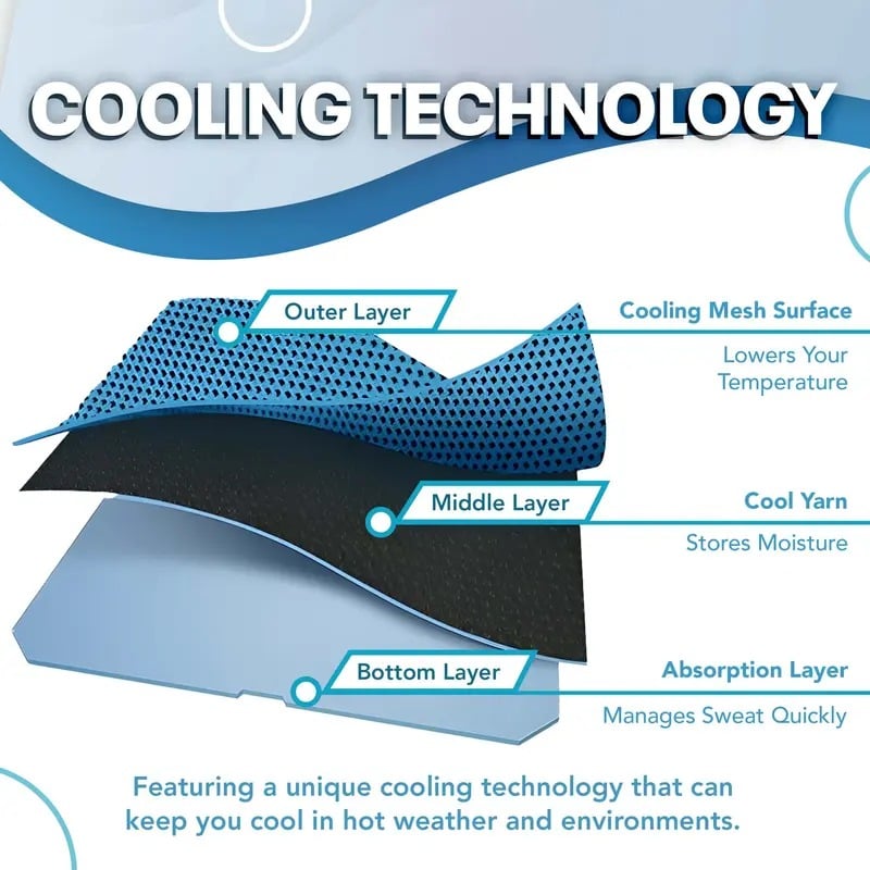 ⏰Summer Sale Buy 1 Get 1 Free❄💦Cold Sweat Towel You Can Use Anywhere, Anytime! Reusable Soft Absorbent Cooling Portable