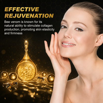 🐝Official Brand Black & Gold Upgraded Edition丨Rolimey® Bee venom Pro Comprehensive Cream —Tightening for Skin Types