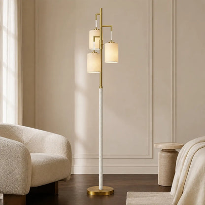 Rayloria Modern Gold Floor Lamp