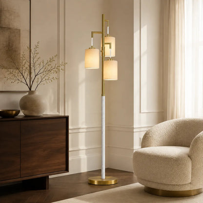 Rayloria Modern Gold Floor Lamp