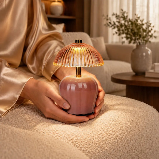 Rayloria Pink Ceramic Accent Lamps