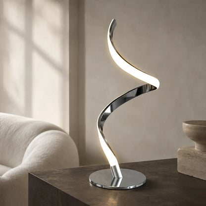 Rayloria Modern Spiral Table Lamp