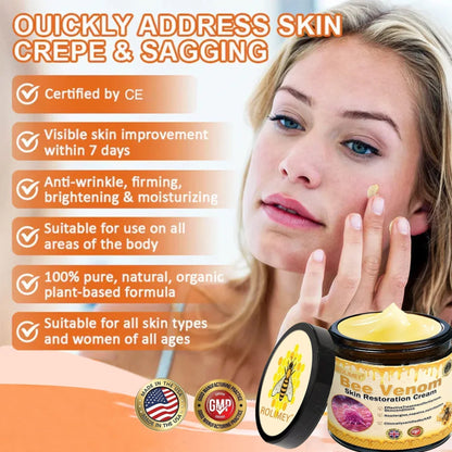 🌟Official Brand Shop丨Rolimey® Bee venom Pro Comprehensive Cream—Tightening for Skin Types
